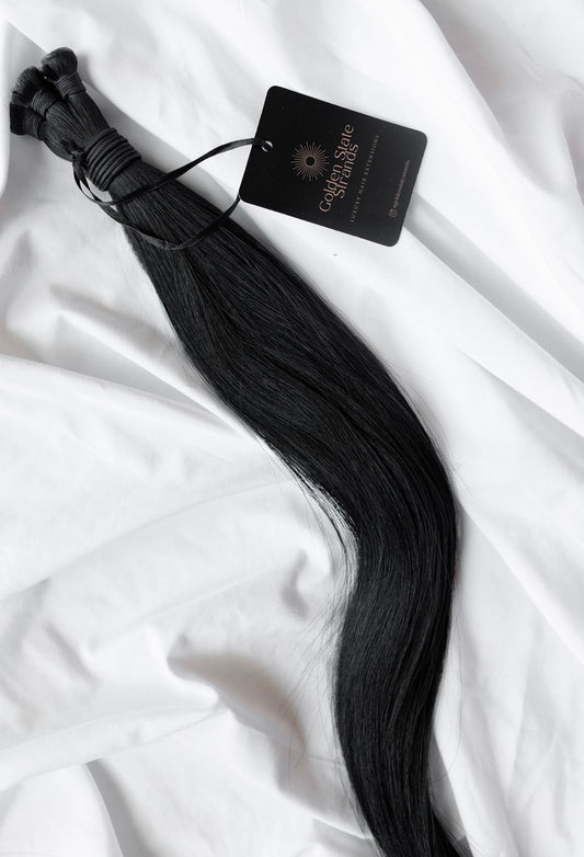 Golden State Strands - Jet Black Hair Extensions