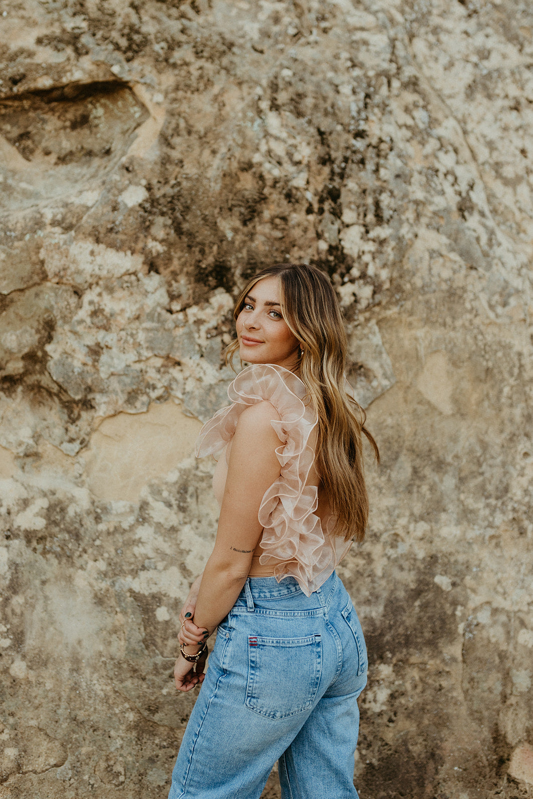 A Model Showcasing Napa Hair Extensions